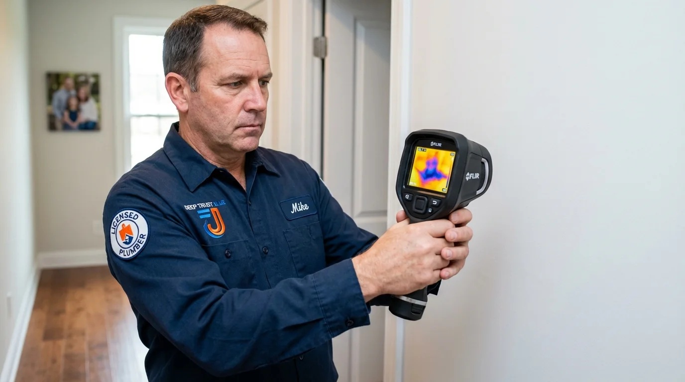 Thermal imaging leak detection by Johns Plumbing LLC in Nanuet